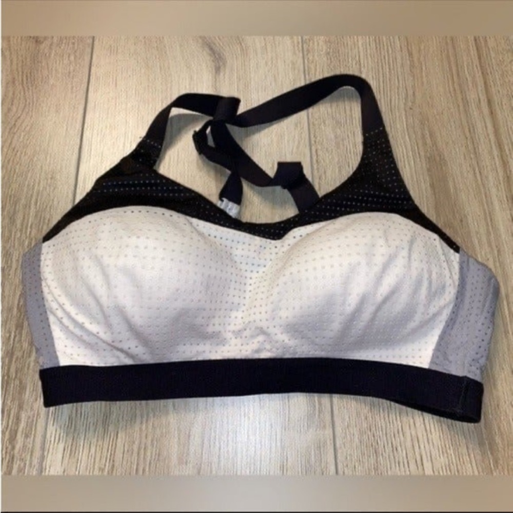 Victorias secret sport black grey white sports bra